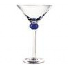 Glassware - Martini Blue Cobalt 10.25oz. - (9/Rack)